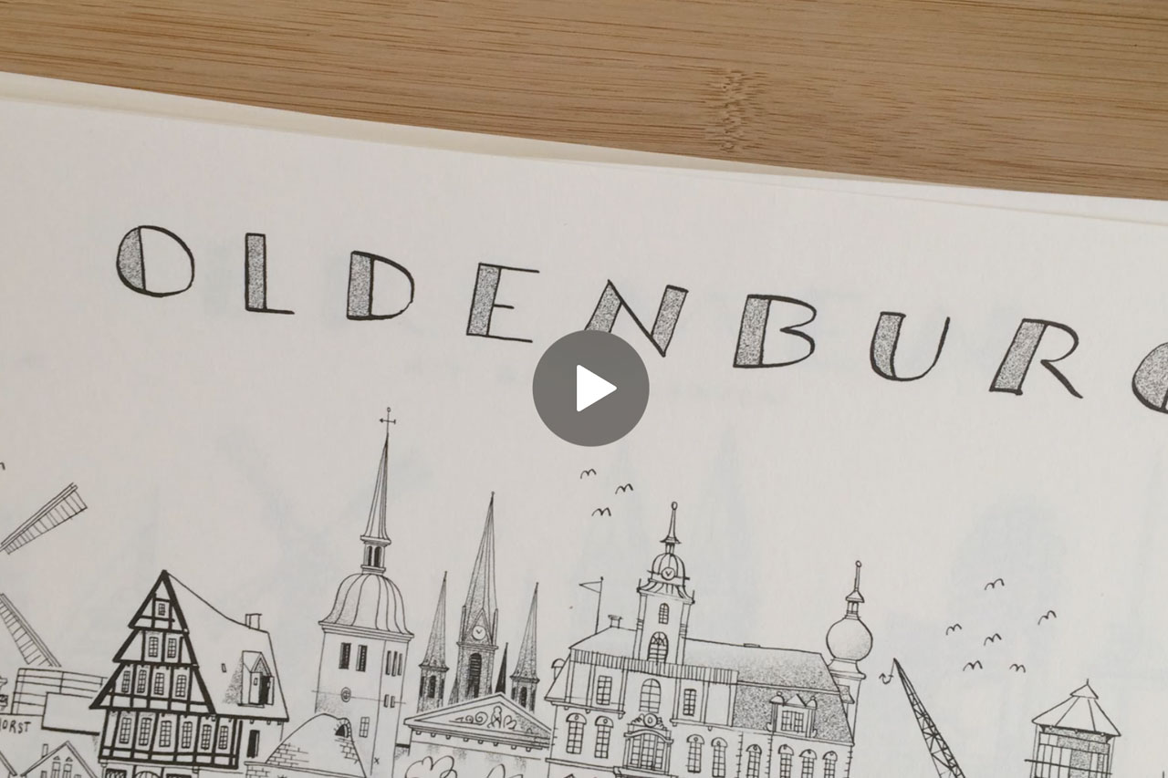 Stadtplakat Oldenburg