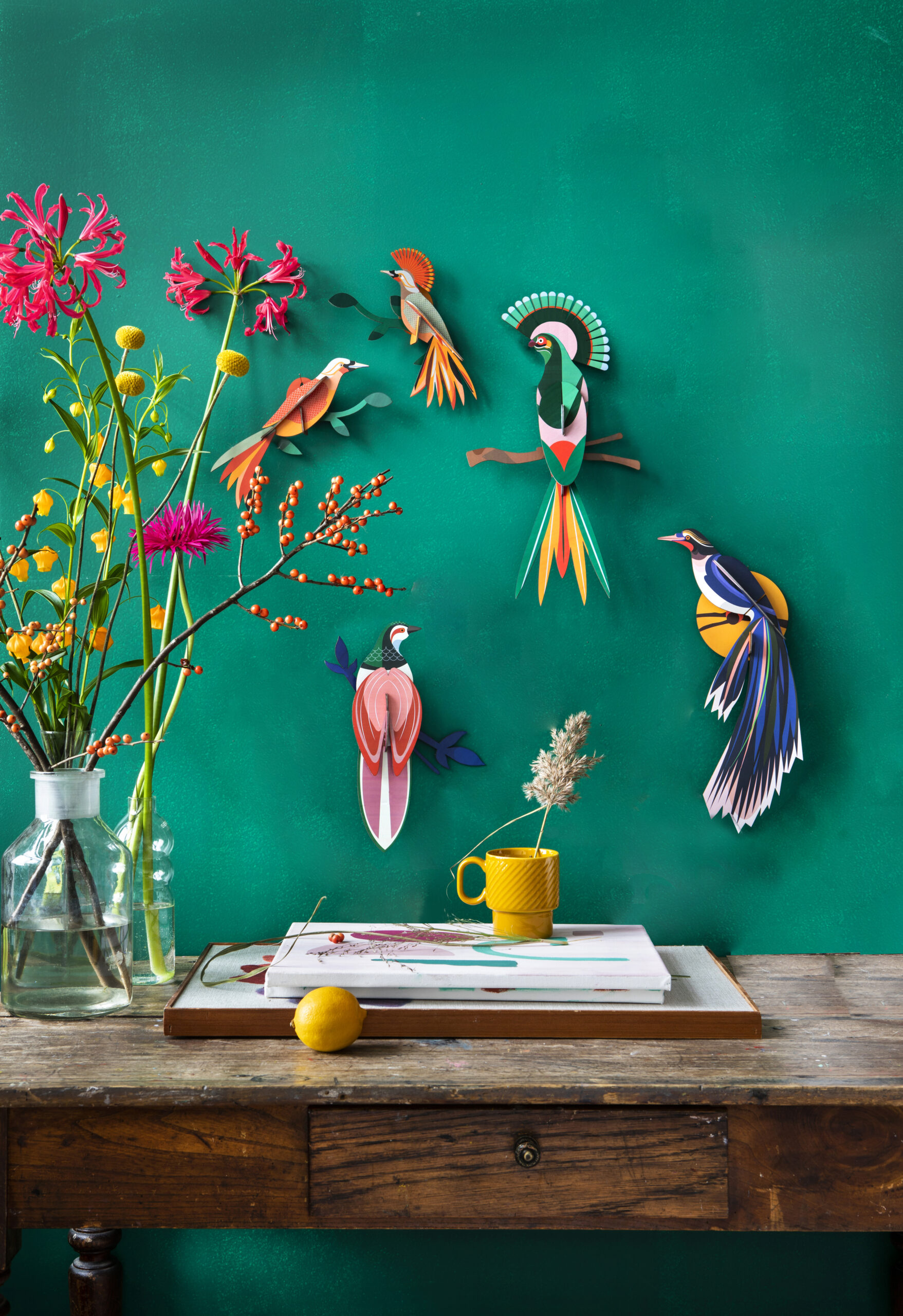 studio ROOF 3D Wanddeko Paradiesvogel "Rani" – Bild 2