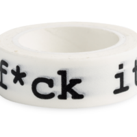 Washitape helen b "f*ck it"