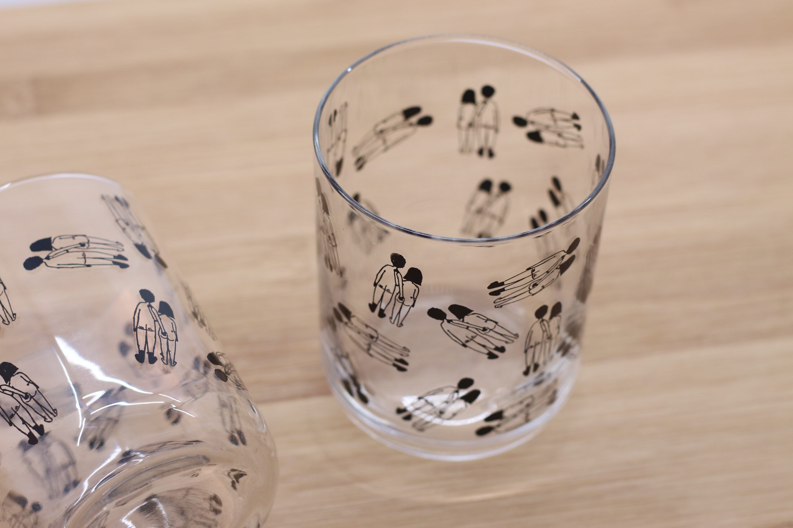 Gläserset helen b "naked couple back" | 4 Stück