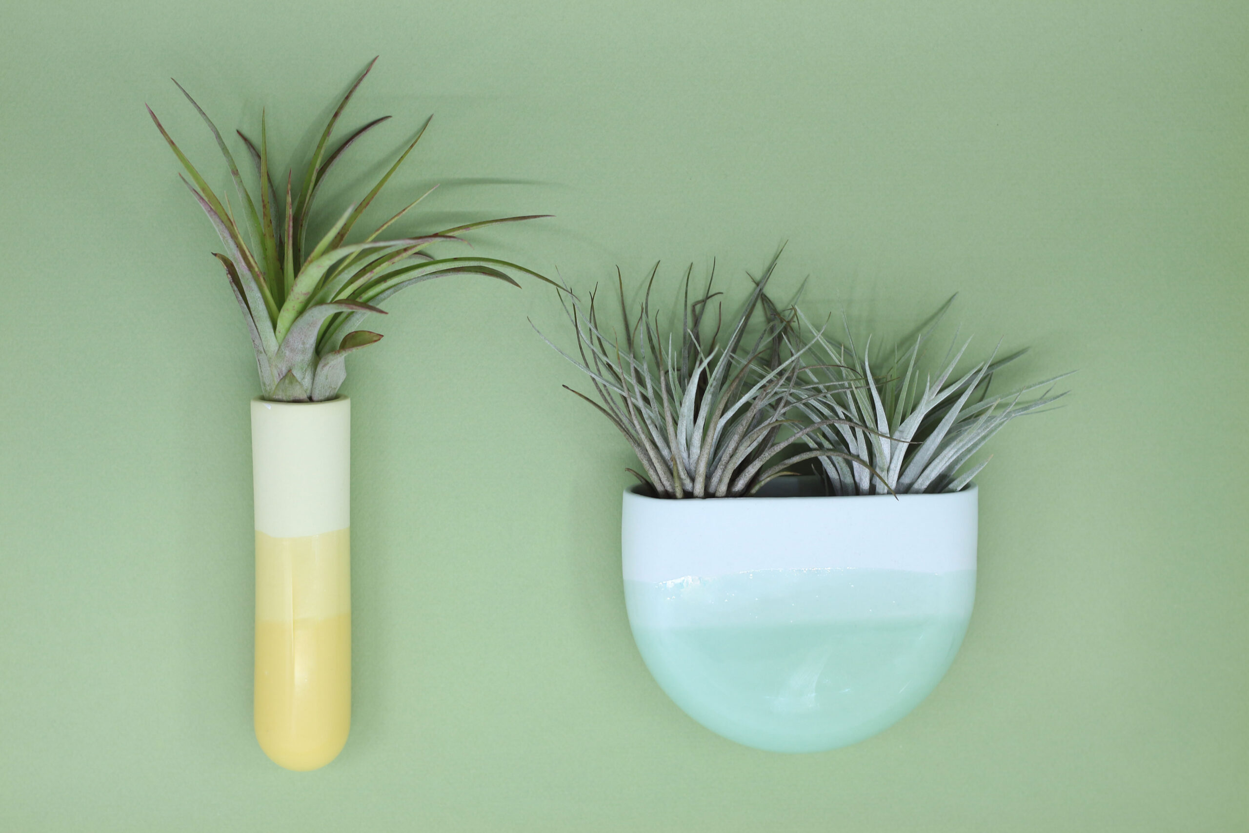 Längliche Wandvase | rot – Bild 4