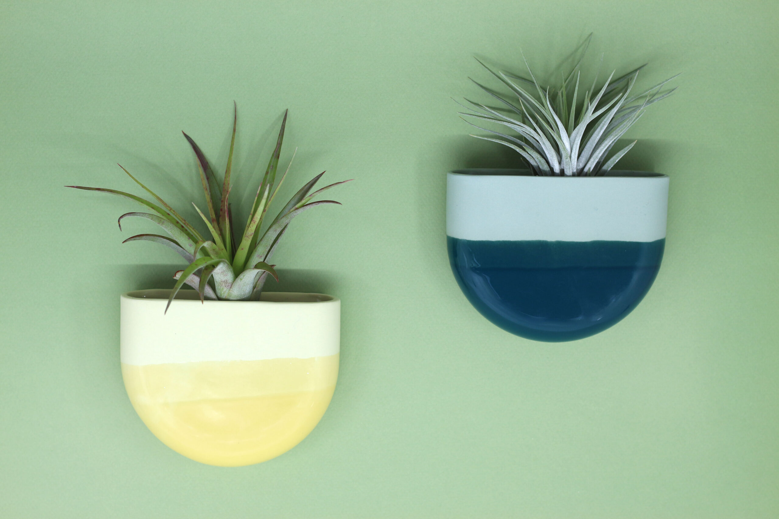 Längliche Wandvase | rot – Bild 3