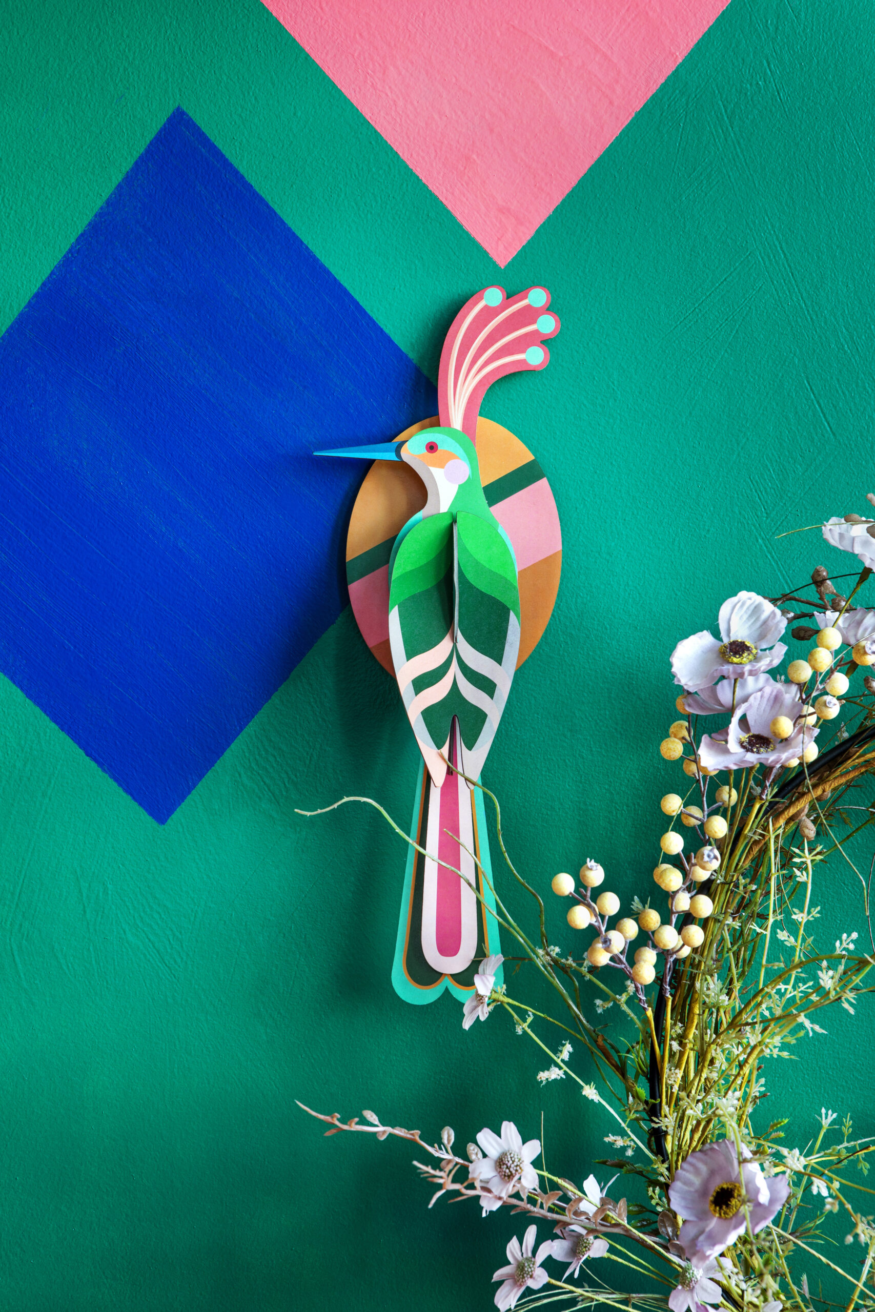 studio ROOF 3D Wanddeko Paradiesvogel "Nias" – Bild 2