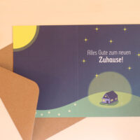 misuki Grußkarte mit Umschlag „Neues Zuhause“ – Bild 2