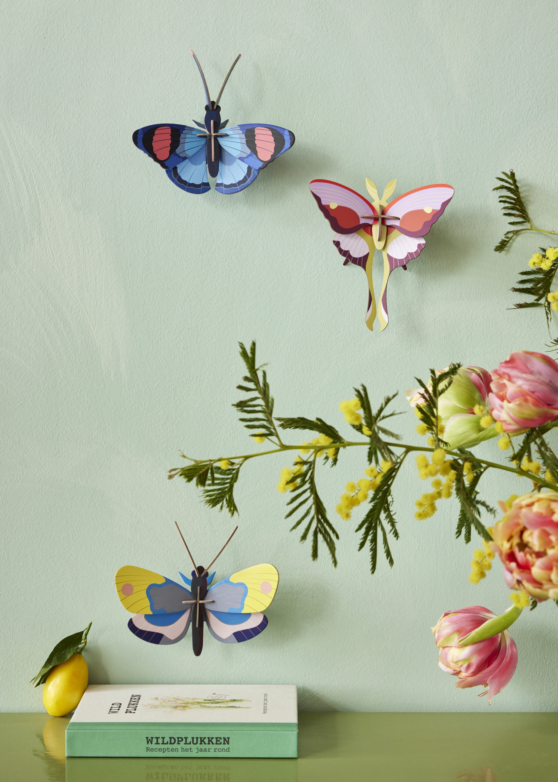 Studio Roof 3D Wanddeko lilac comet butterfly – Bild 2