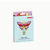 Studio Roof 3D Wanddeko lilac comet butterfly