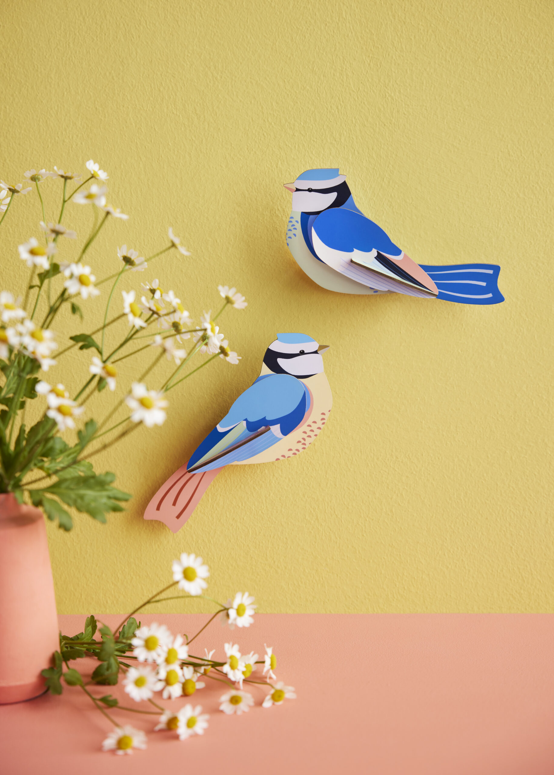 studio ROOF 3D Wanddeko "blue tits" 2er Set – Bild 2