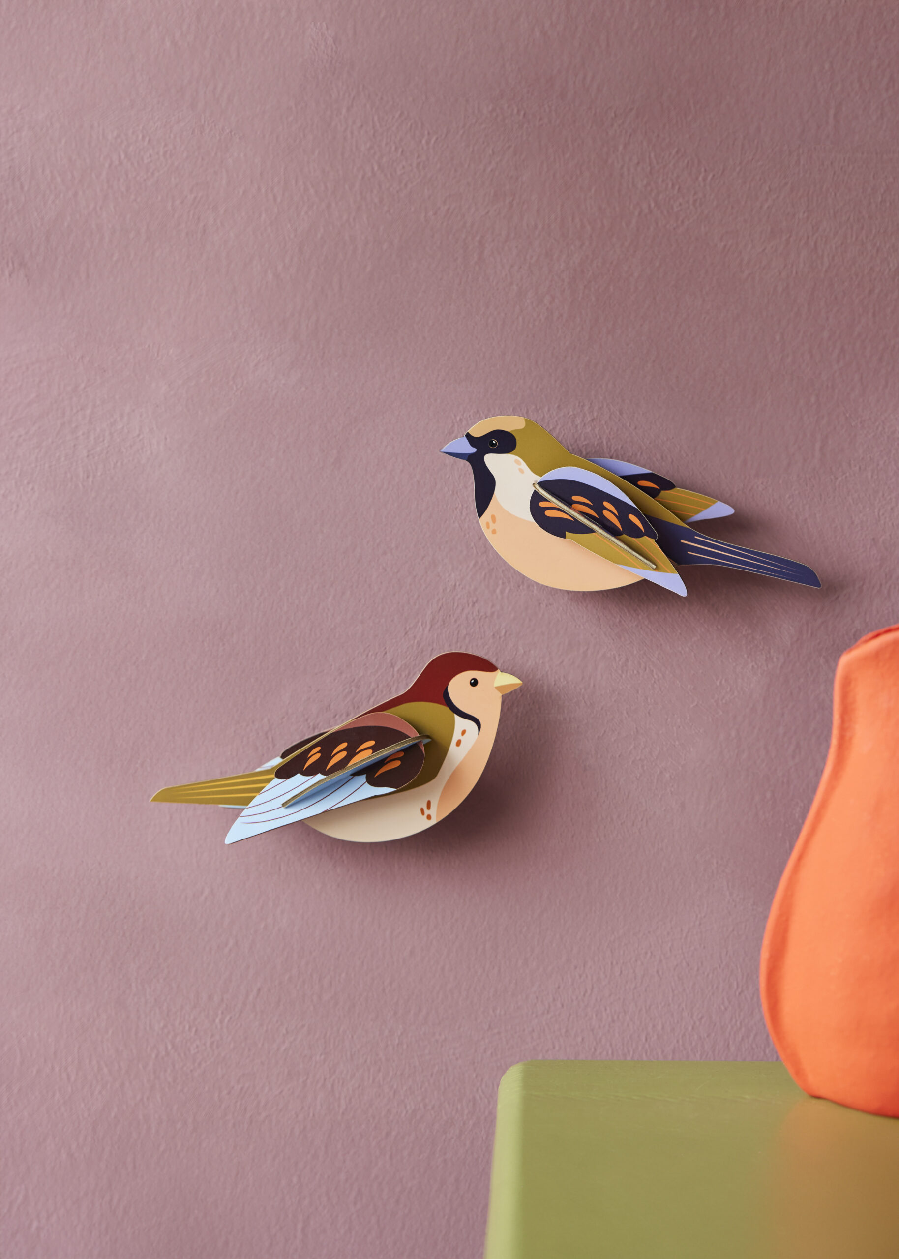 studio ROOF 3D Wanddeko "Sparrows" 2er Set – Bild 2