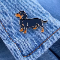 Emaillepin | Dachshund – Bild 2