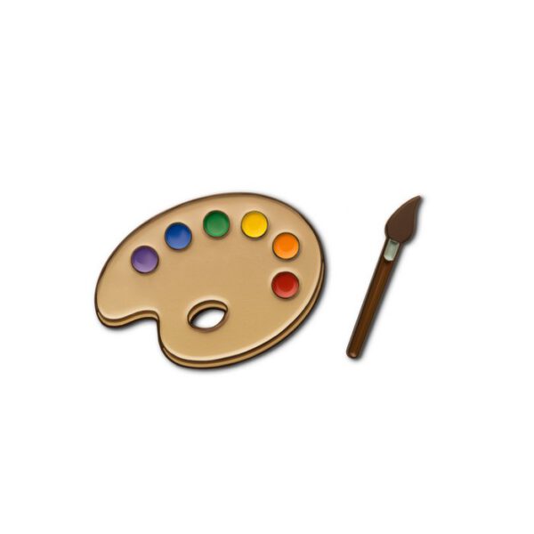 Emaillepin | Pinsel und Palette – Bild 2