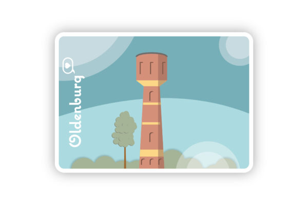 Postkarte „Wasserturm“