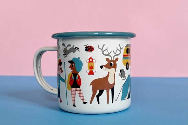 Omm Design Emailletasse camping lover – Bild 2