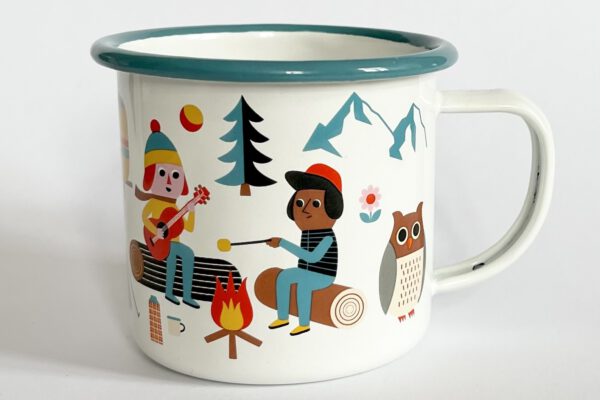 Omm Design Emailletasse camping lover – Bild 3