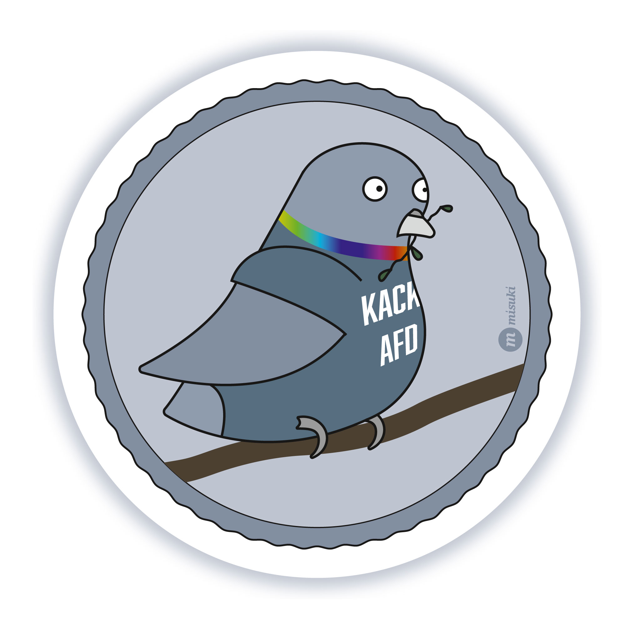 misuki »Kack AFD« Aufkleber