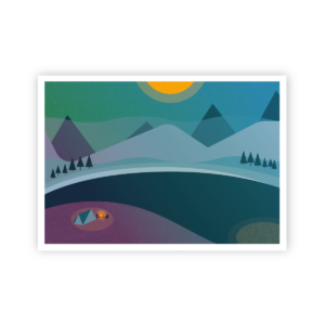 Postkarte »Bergsee«