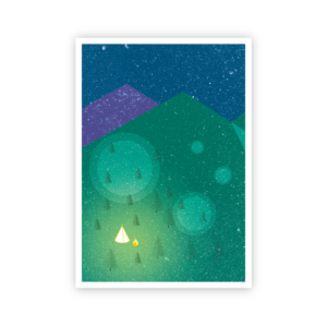 Postkarte »Campfire«