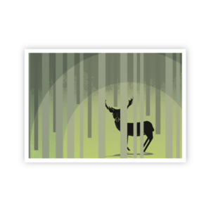 Postkarte »Hirsch«
