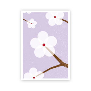 Postkarte »Kirschblüten«