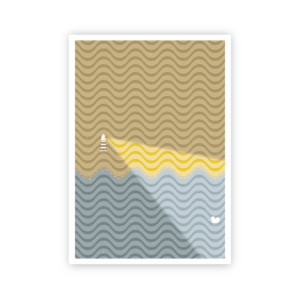 Postkarte »Leuchtturm«
