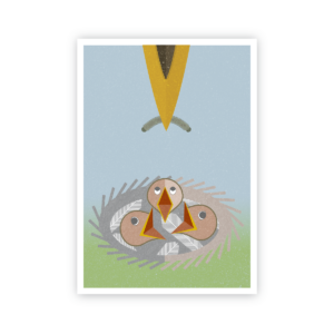 Postkarte »Nest«