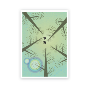 Postkarte »Wald«