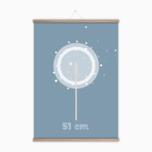Magnetische Bildleiste | 51 cm | Eiche