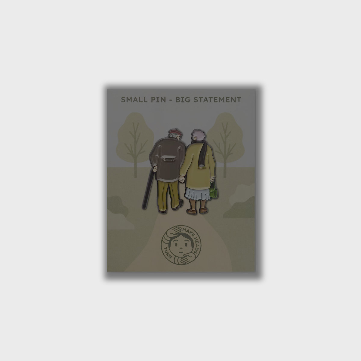 Emaillepin | timeless lovebirds