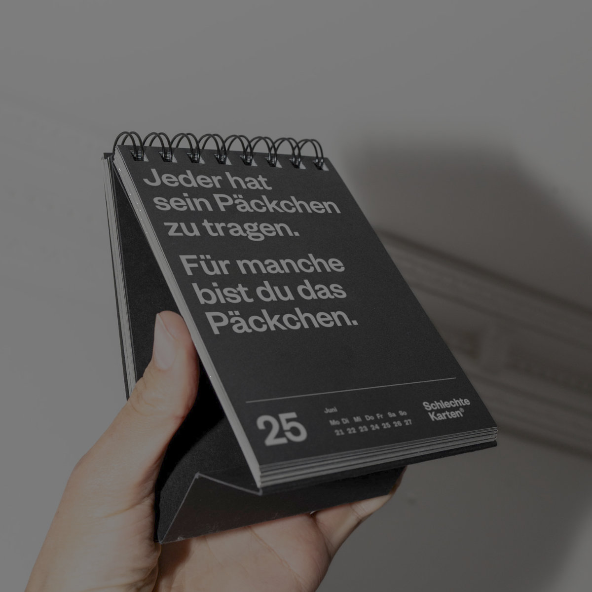 Demotivierender Tischkalender 2027 | Schlechte Karten – Bild 2