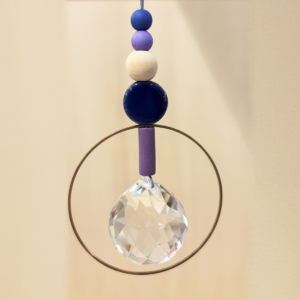misuki Sonnenfänger | flieder - blau - beige, Messingring