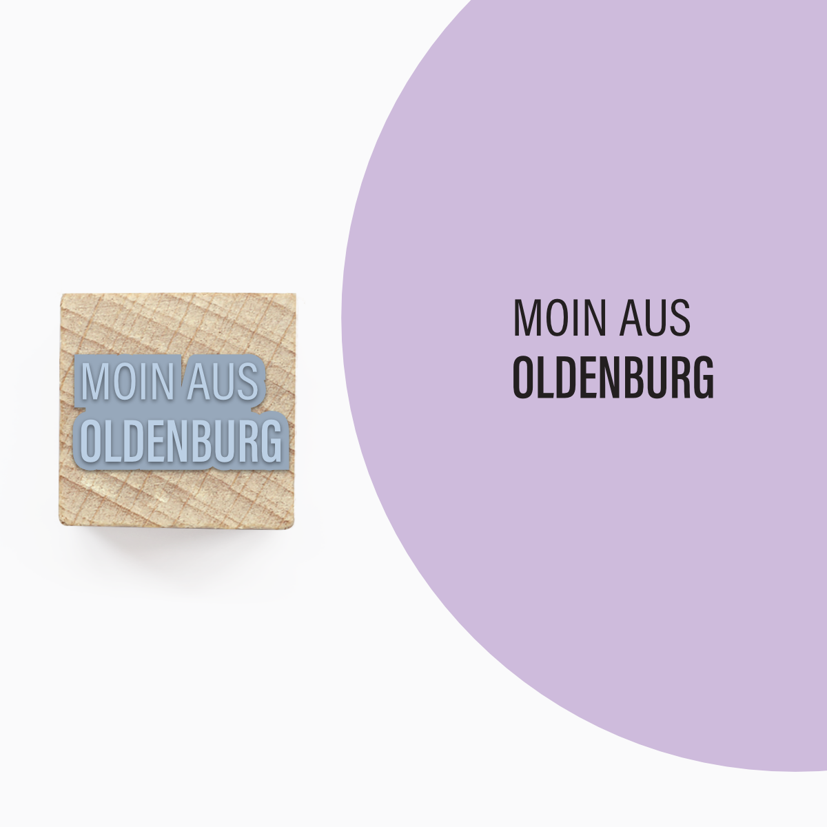 Stempel »Moin aus Oldenburg«