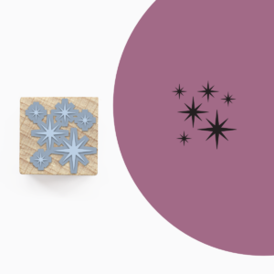 Stempel »Glitzersterne«