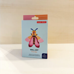 studio ROOF 3D Wanddeko »Pink Bee«