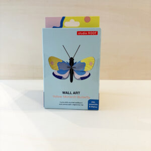 Studio Roof 3D Wanddeko »Yellow Monarch Butterfly«