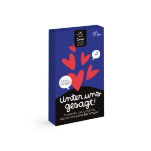 5 Minuten nur für uns - Unter uns gesagt | Kartenspiel minus editions